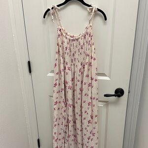 Floral Smocked Maxi Dress